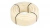 Rura karbowana z pilotem 25mm kolor naturalny 750N FK15/25F DX16325R /75m/